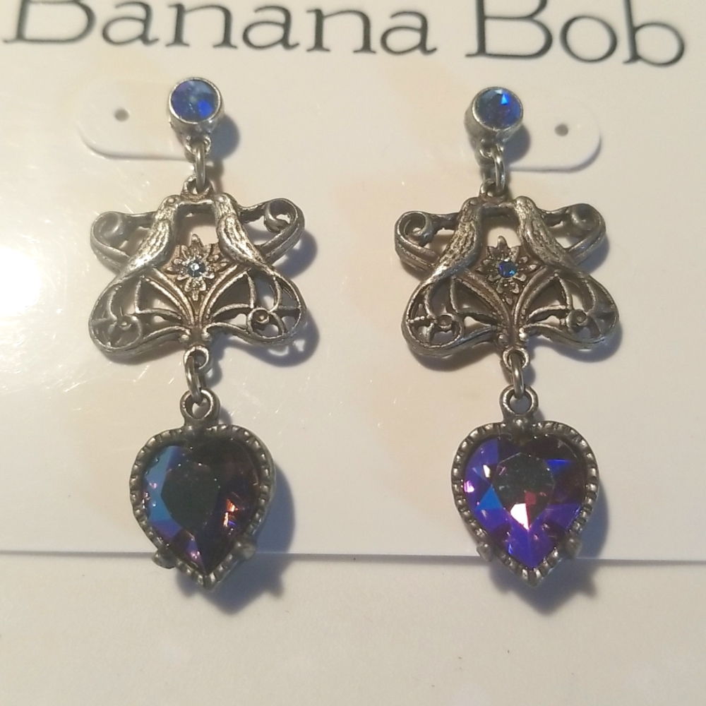 Banana bob earrings